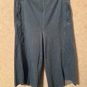 Wide-Leg Denim Culottes Lysse XL